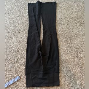 Black lululemon flare leggings. Size 0. Lightly worn no pilling
